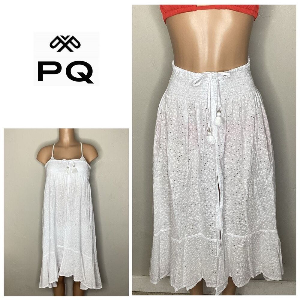 New. Pilyq white eyelet Carolina skirt. XS/S. Retails $154